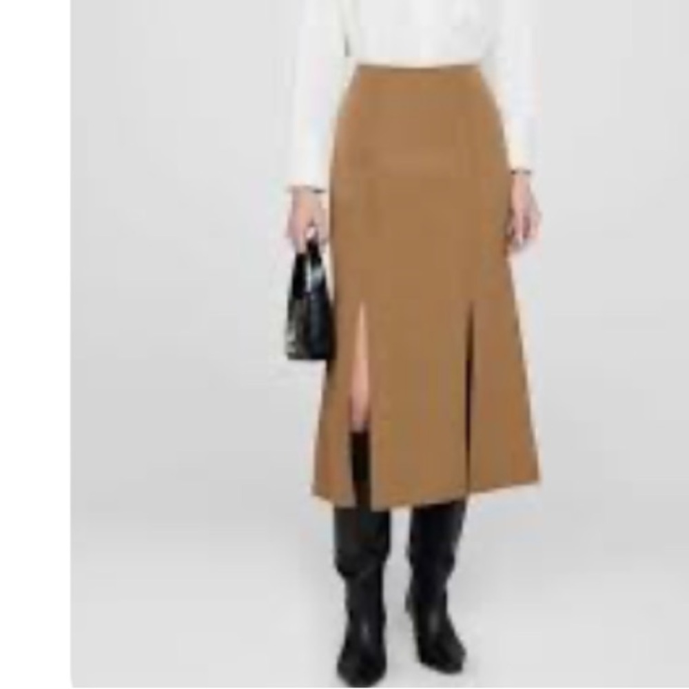 Anine Bing Lyn Skirt in Camel - Picture 9 of 16